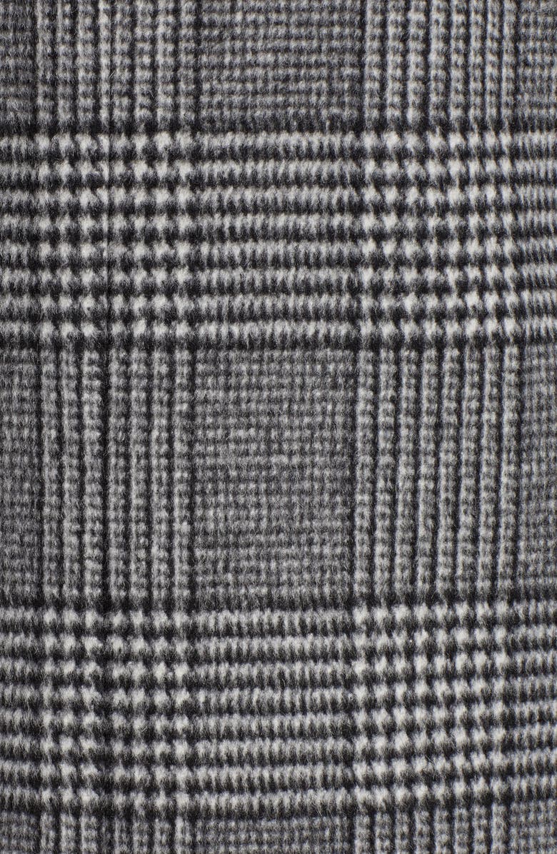 Halogen<sup>®</sup> Plaid Mix Wool Coat, Alternate, color, 