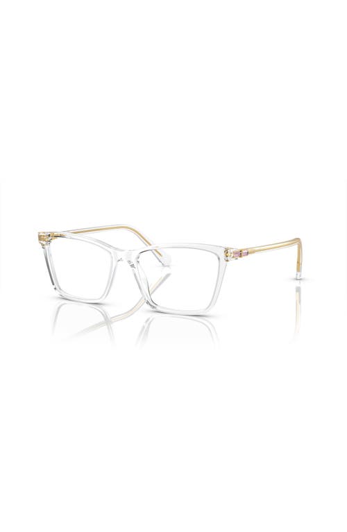 Swarovski Sk 2015 1027 51mm Womens Rectangle Eyeglasses 51mm In Transparent