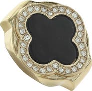 OLIVIA WELLES Clover Ring