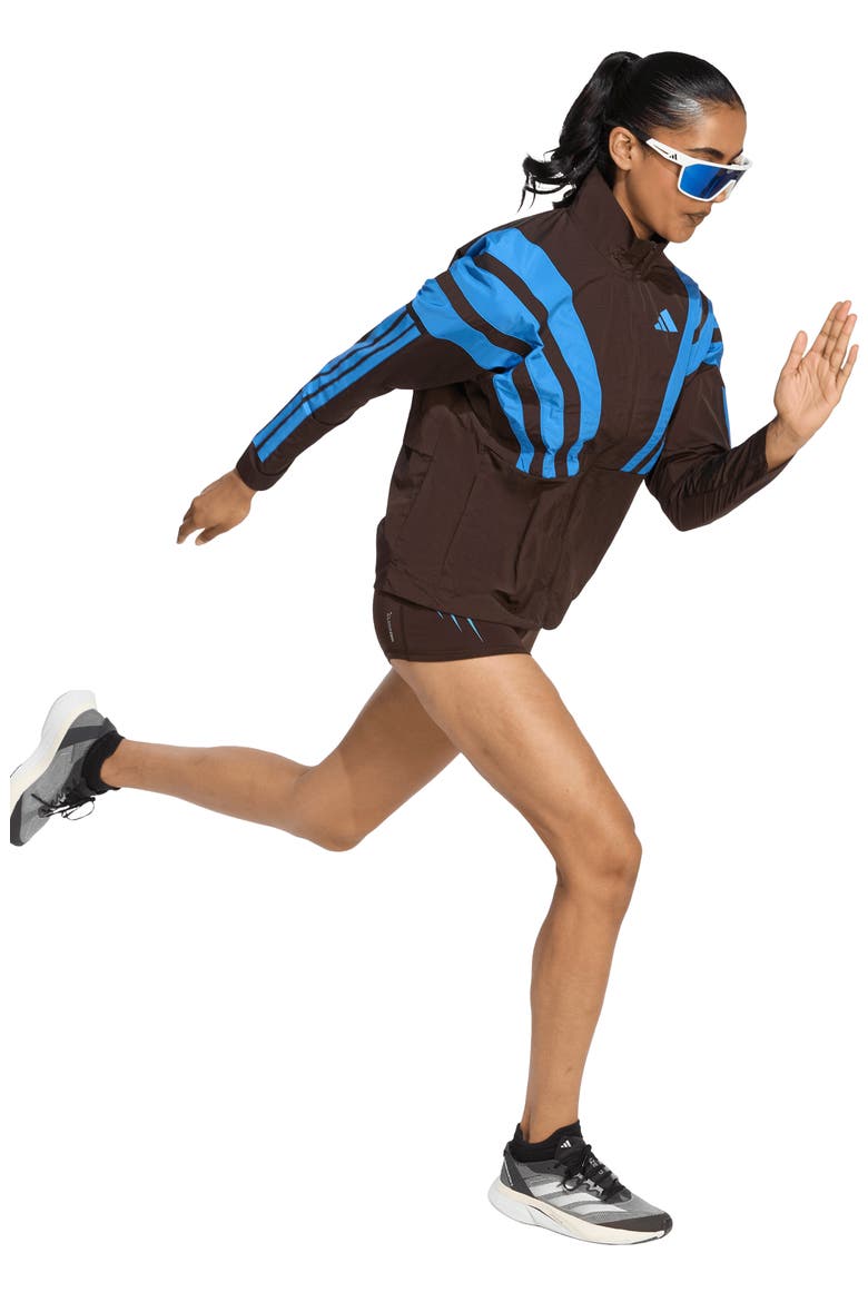 Adizero Wind Jacket, Alternate, color, AURORA COFFEE/