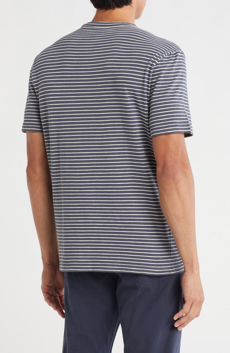 Faherty Organic Cotton Pocket T-Shirt, Alternate, color, Ocean Stone Stripe