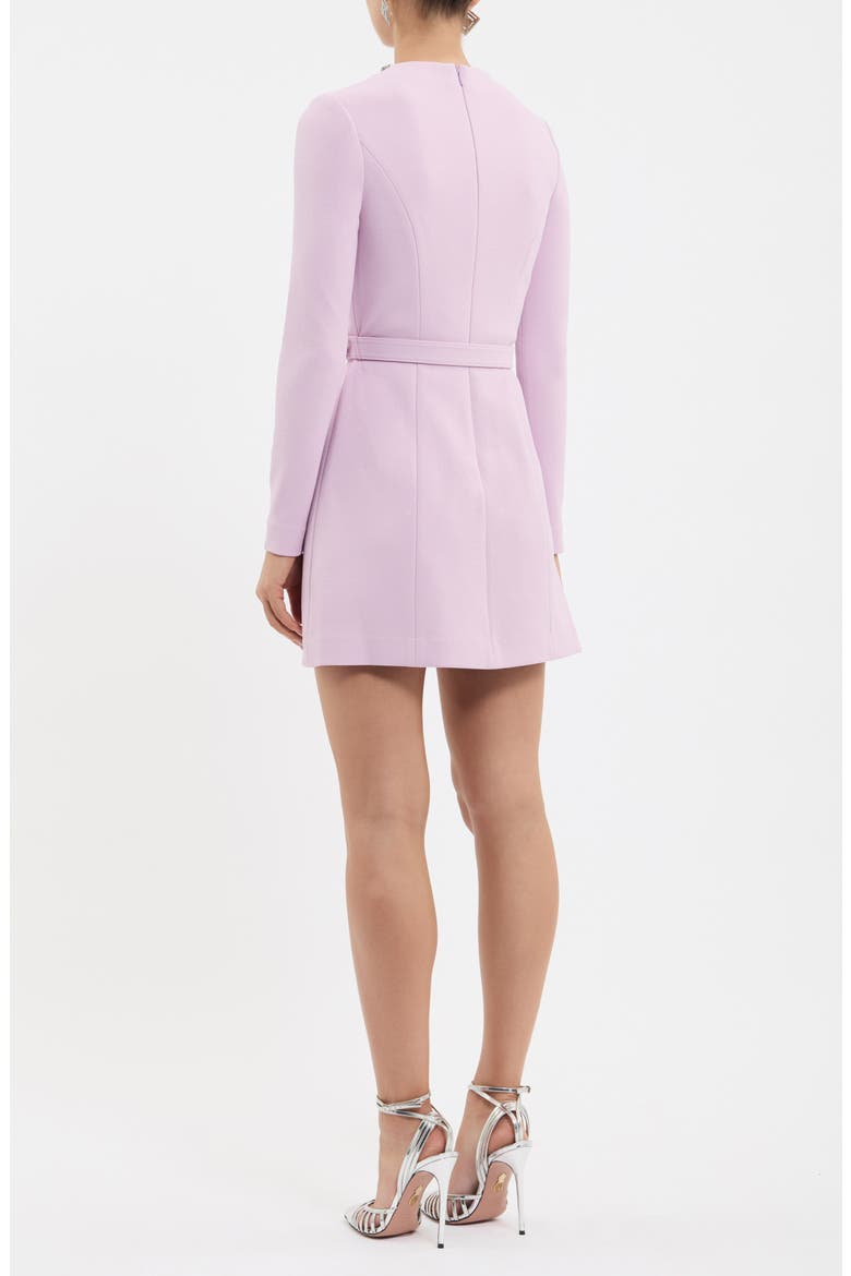 Yolanda Long Sleeve Minidress, Alternate, color, LILAC