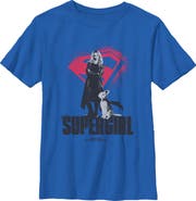 Supergirl Boy's Supergirl Kara And Krypto Graphic T-Shirt