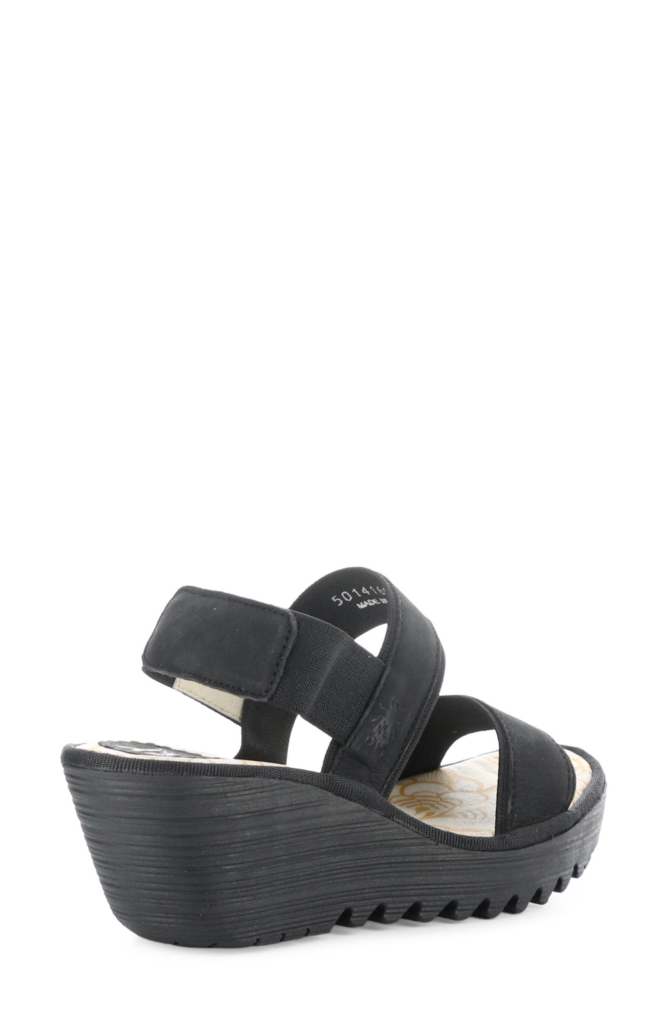 Fly London Yaco Platform Wedge Sandal, Alternate, color, 