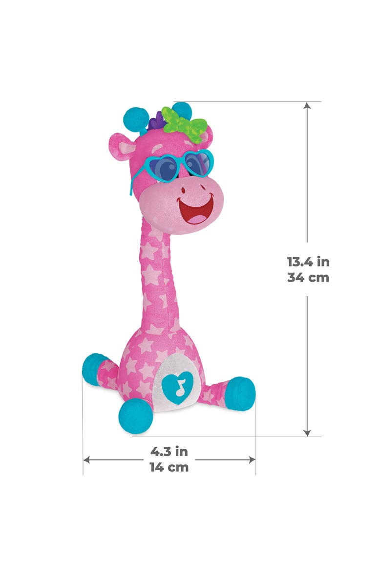Giraffe Animal Plush, Alternate, color, Multicolored
