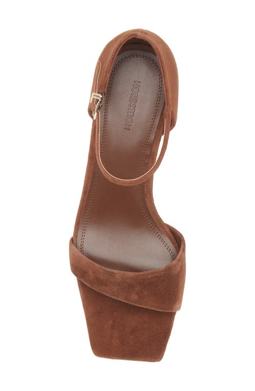 Nordstrom Stanton Ankle Strap Sandal In Brown