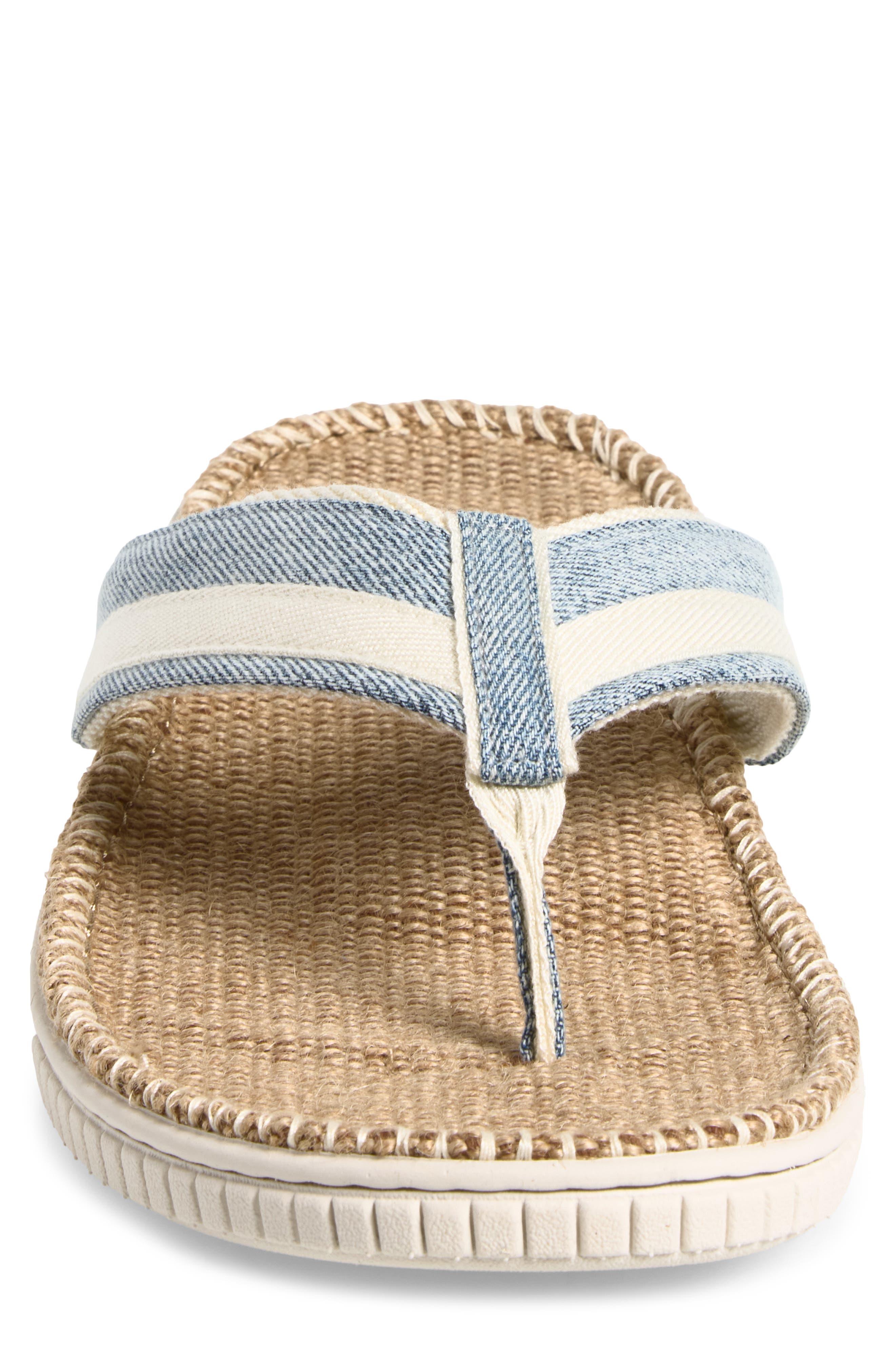 Raleigh Flip Flop, Alternate, color, WHITE