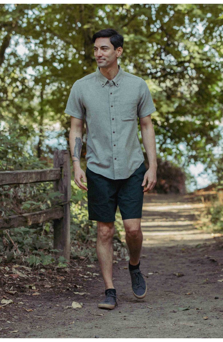 Bridge & Burn Bryce Shirt, Alternate, color, Olive Twill