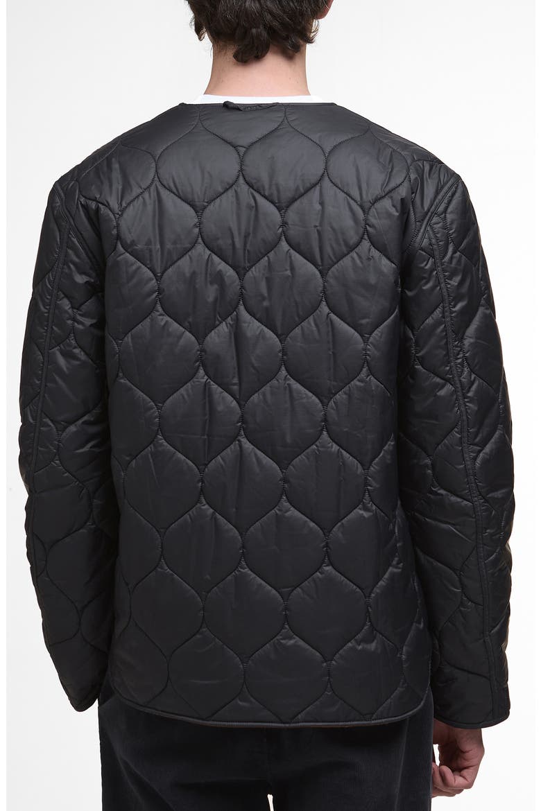 Re-Engineered Utility Onion Quilted Ripstop Jacket, Alternate, color, BLACK