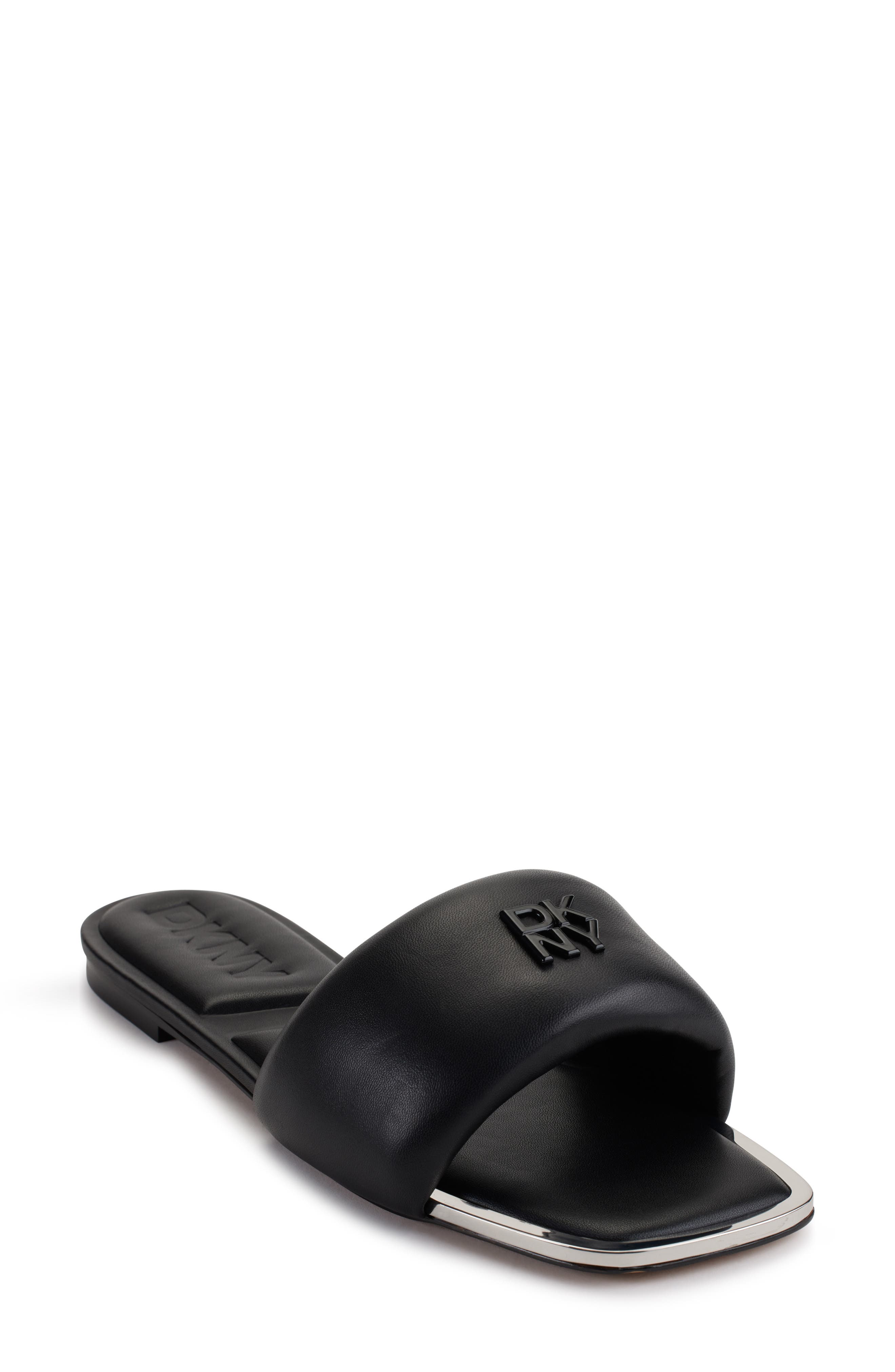 DKNY Slide Sandal, Main, color, 