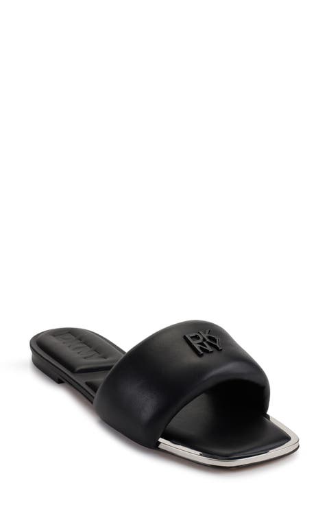 Flip Flops Dkny Slides Women's Black Slide Sandals Nordstrom