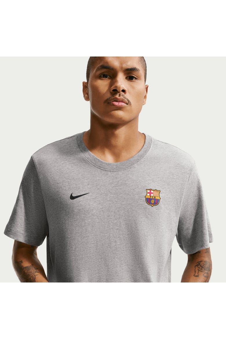 Men's Nike  Gray Barcelona Crest Essential T-Shirt, Alternate, color, Gray