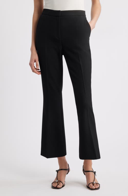 Hugo Boss Boss Timasa Ankle Flare Pants In Black