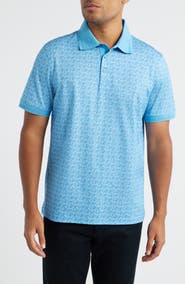 Bugatchi Vance OoohCotton® Abstract Print Polo