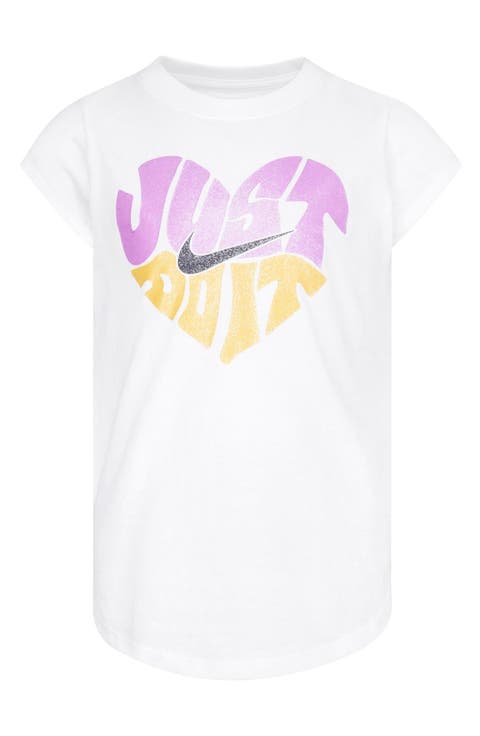 Kids' Just Do It Heart Cotton Graphic T-Shirt (Little Kid)
