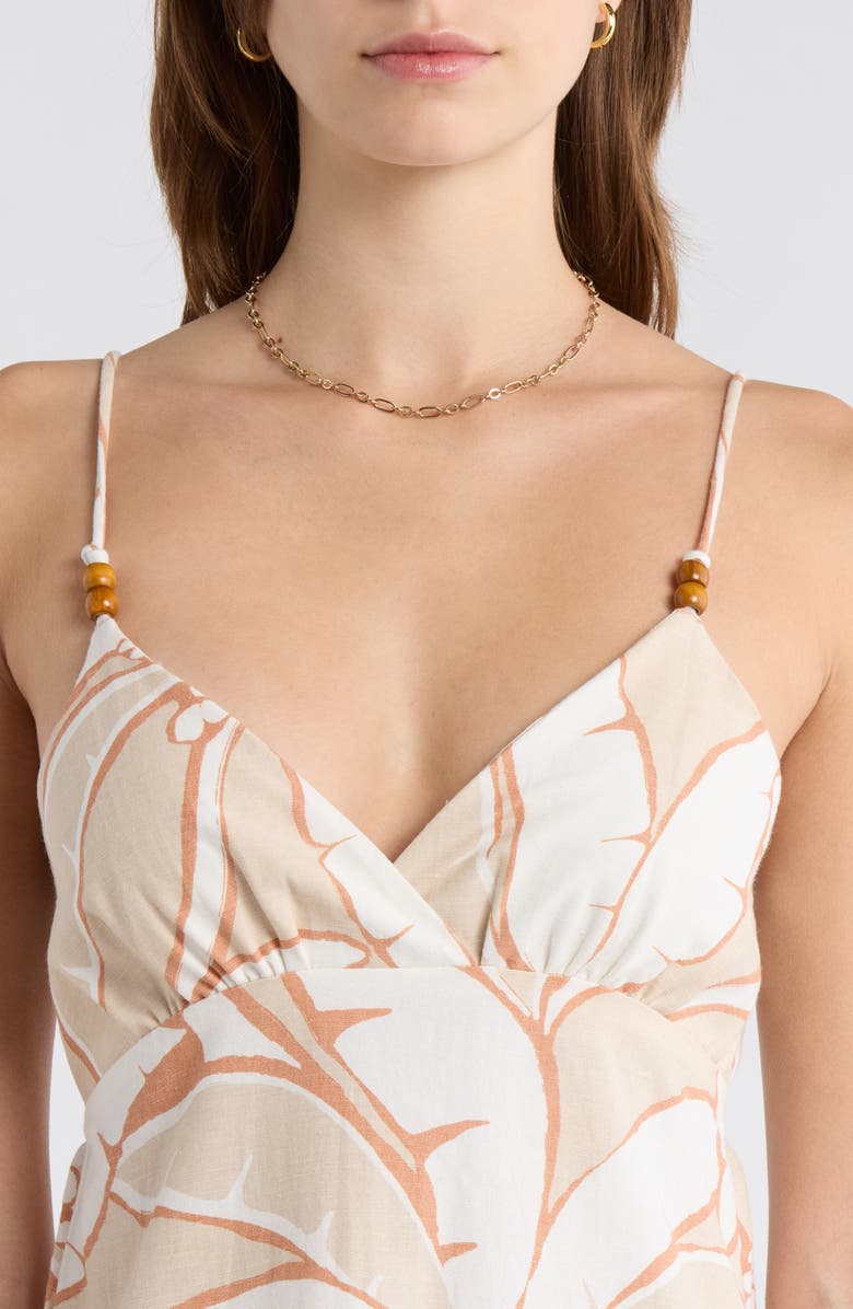 Billabong Tropic Breeze Midi Sundress, Alternate, color, Stone