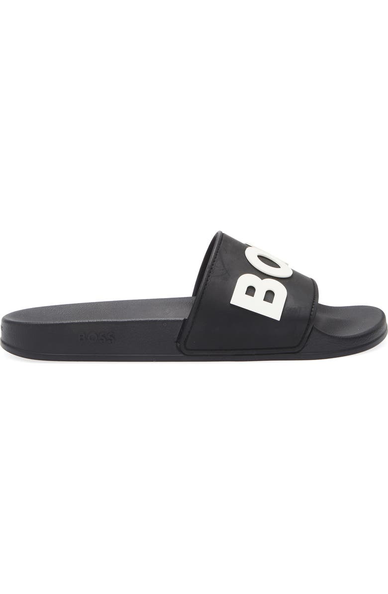 BOSS Kirk Slide Sandal, Alternate, color, Black