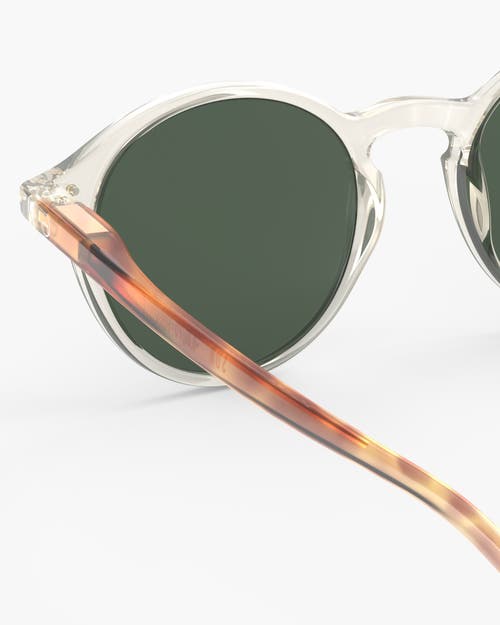 Izipizi Womens #d Sandstorm Round-frame Acetate Sunglasses In Green