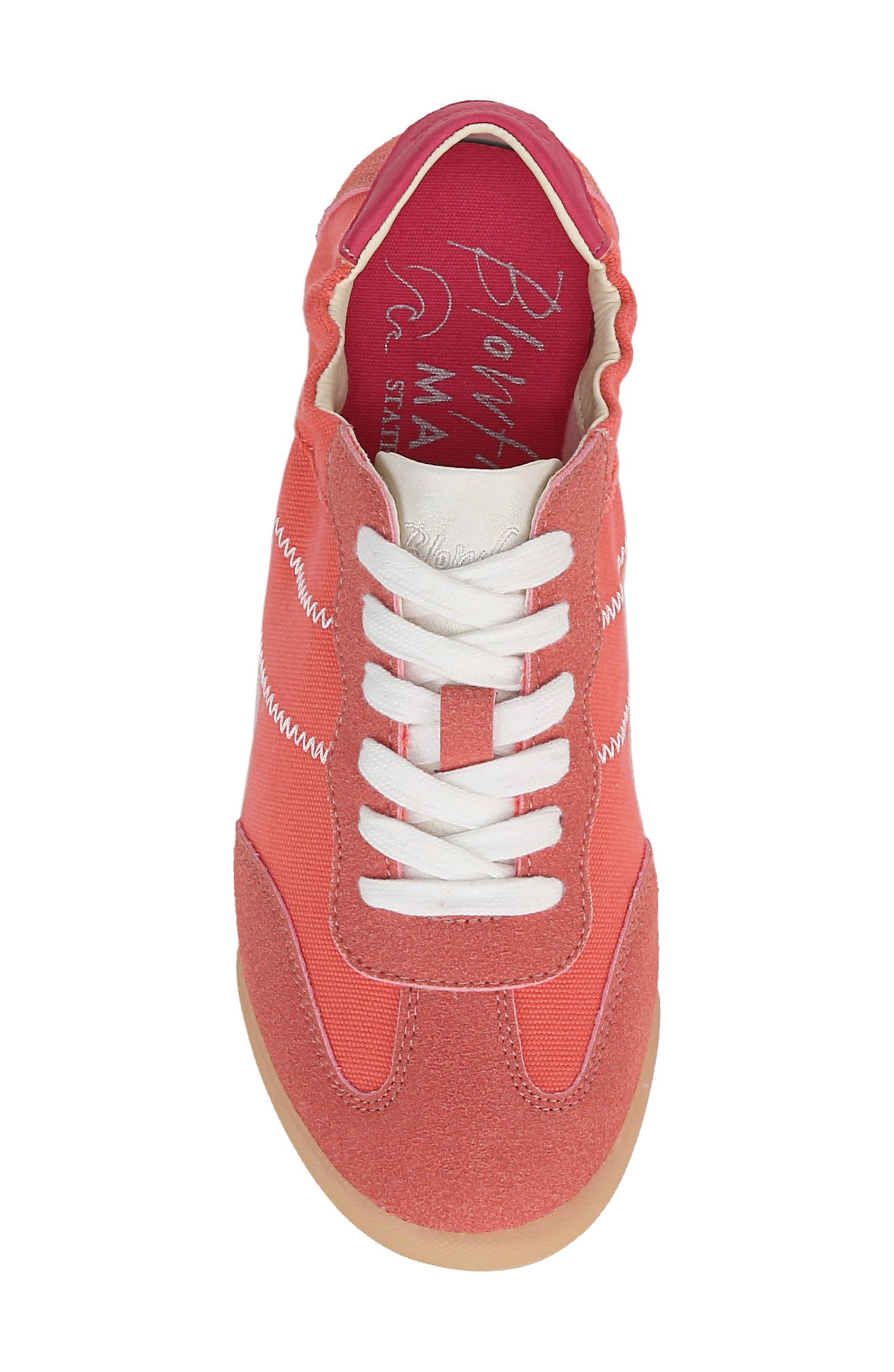 Blowfish Malibu Lana Slip-On Sneaker, Alternate, color, Watermelon Faux Suede