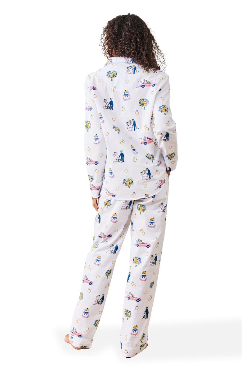 Printfresh Long PJ Set, Alternate, color, Cloud