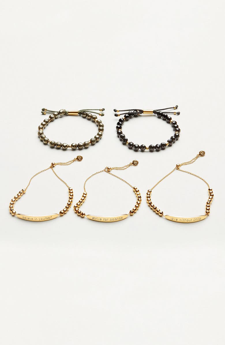 gorjana Power Gemstone Beaded Bracelet, Alternate, color,