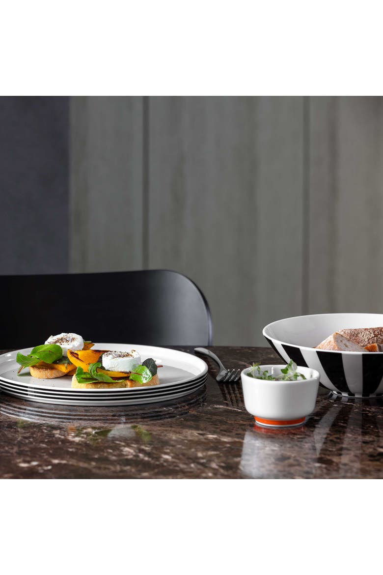 Memphis Collection Pasta Bowl, Alternate, color, White