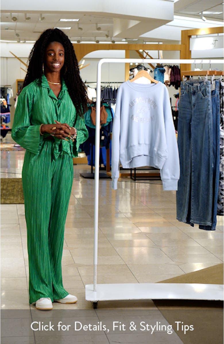 Kids' Rose Bouquet Crewneck Sweatshirt, sales video thumbnail