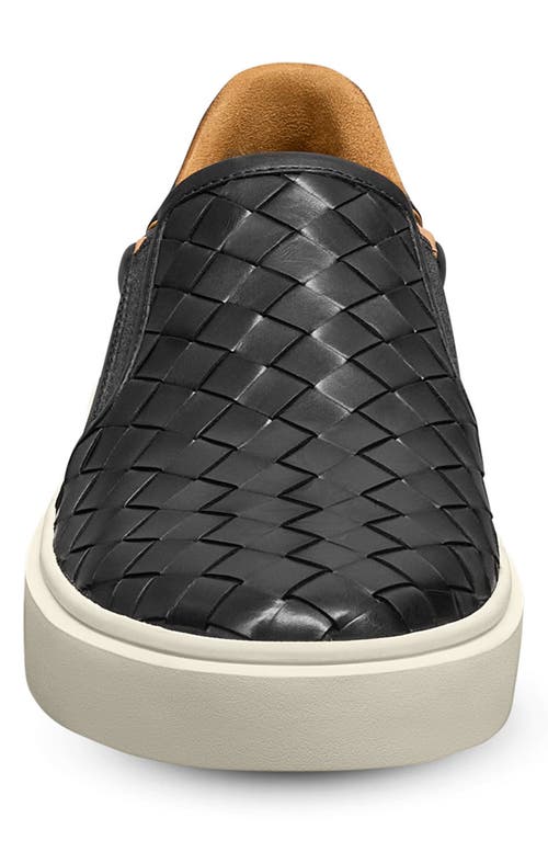 Allen Edmonds Oliver Woven Slip-on Sneaker In Black