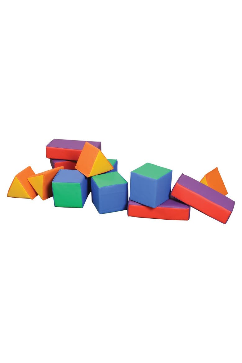 Primary Soft Shapes - 12 Pieces, Alternate, color, Multicolor