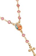 The M Jewelers The Red Stone Rosary Necklace