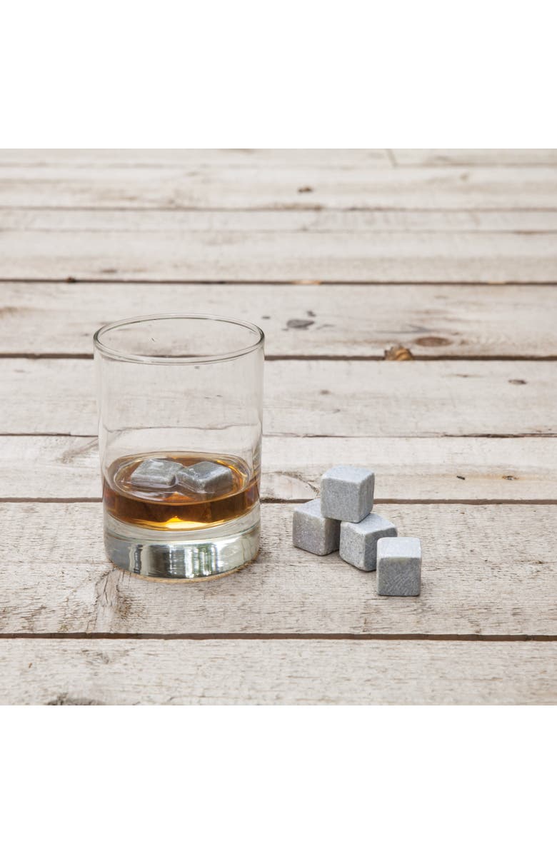 TWINE Glacier Rock Cooling Stones Set of 6, Alternate, color, Grey