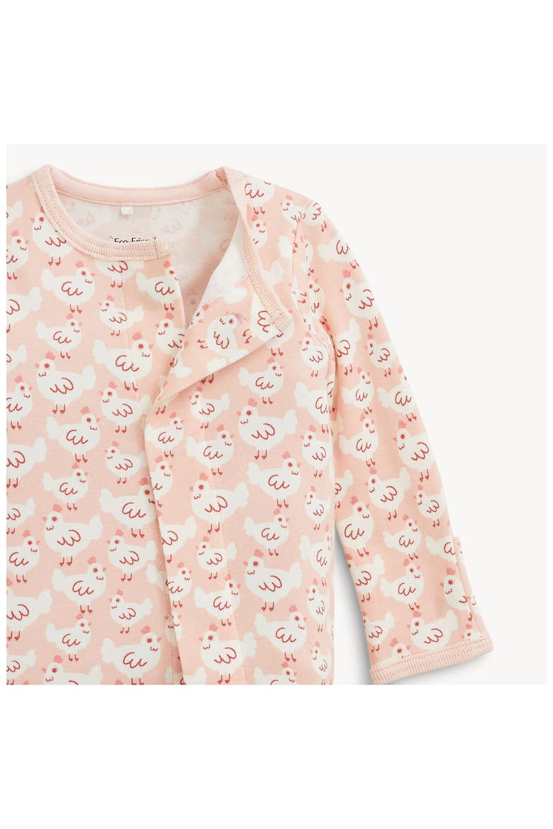 Kids' Organic Cotton Footie, Alternate, color, PINK