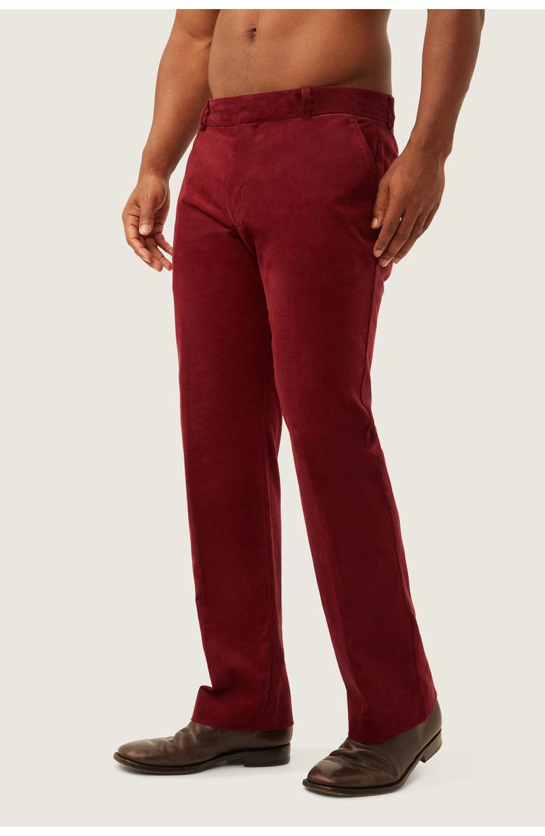 MR TURK Dirk Straight Leg Trouser, Alternate, color, Wine