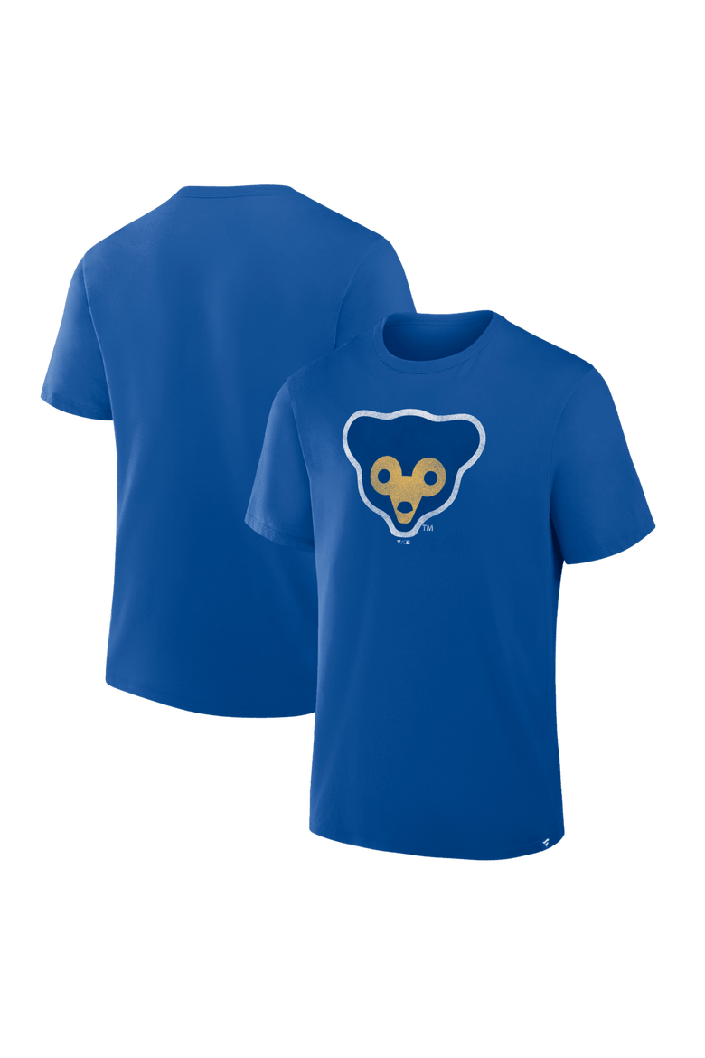 Men's Fanatics Royal Chicago Cubs Vintage Logo Legacy T-Shirt, Main, color, Royal