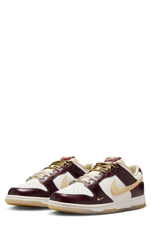 Nike Dunk Low Lx Sneaker In Sail/gold/sail