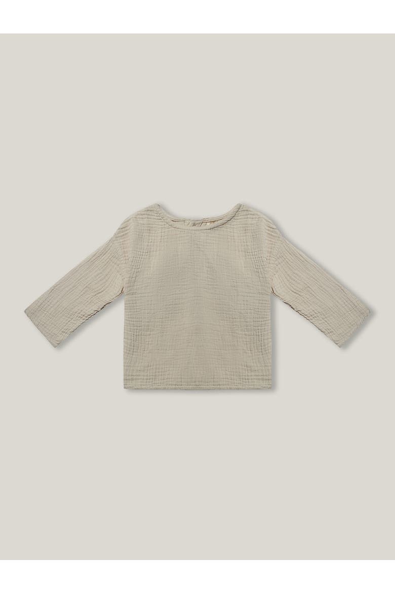 The Button Back Top Baby, Alternate, color, ecru