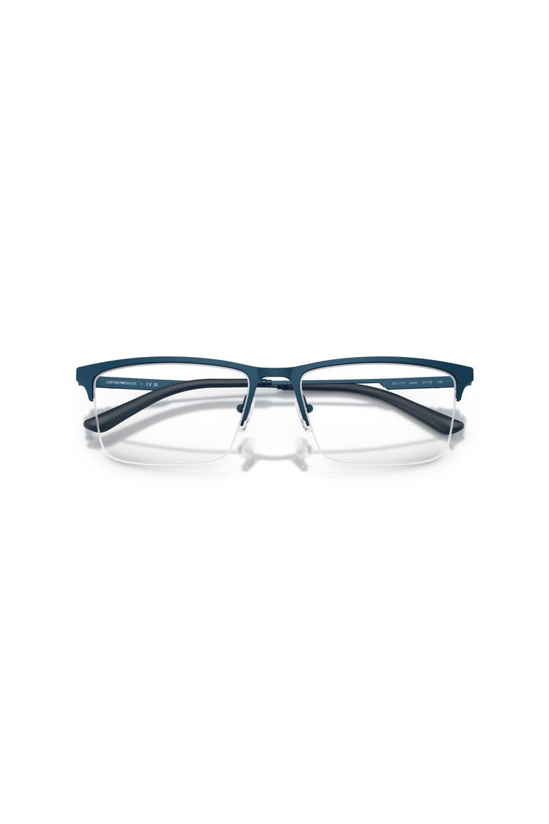 55mm Rectangle optical glasses, Alternate, color, Blue
