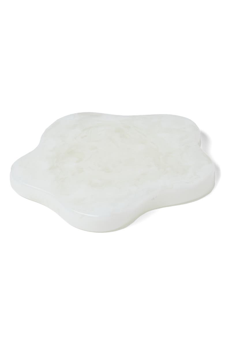 The Conran Shop Pamana Marbled Flower Coaster, Alternate, color, 