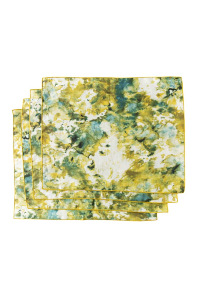 Green Marble Placemat Set of 4, Main, color, Green Marble