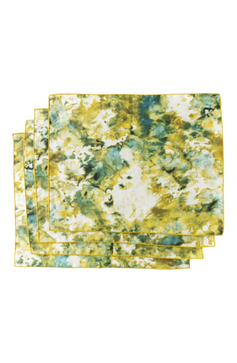 Goldie Home Green Marble Placemat Set of 4, Main, color, Green Marble