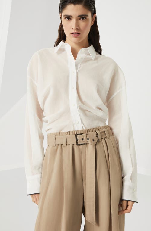 Brunello Cucinelli Explorer Track Trousers In Beige