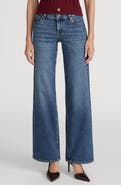 FRAME The Slim Palazzo Low Rise Wide Leg Jeans