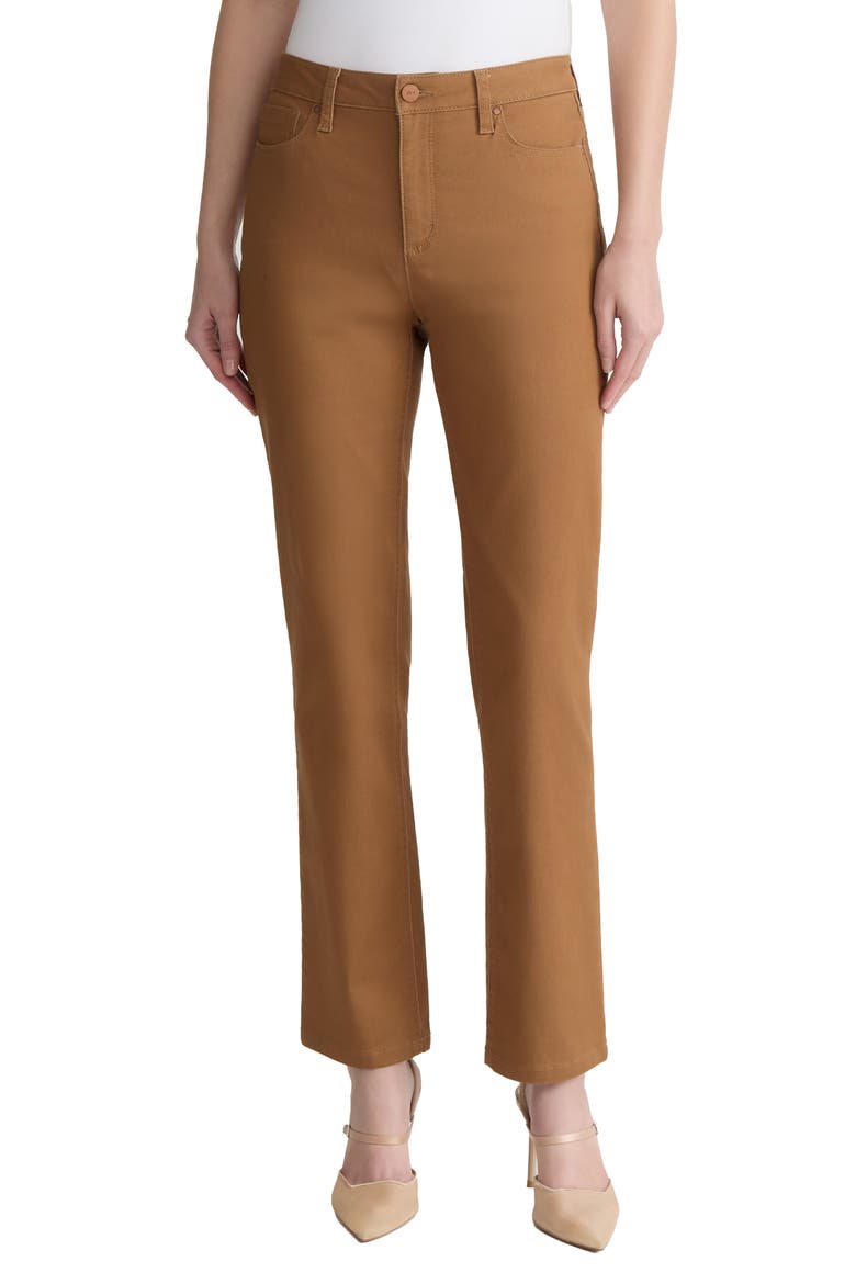 Lexington Straight Leg Jeans, Main, color, CARAMEL