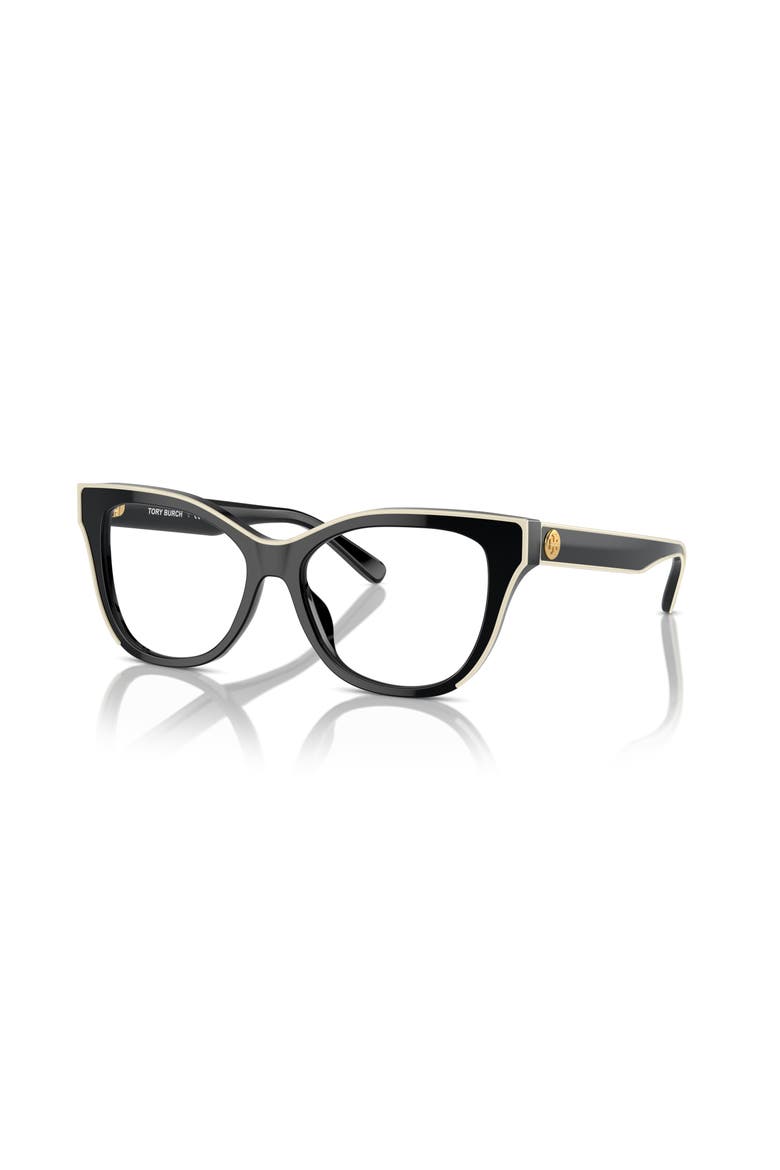 54mm Cat Eye optical glasses, Main, color, Black