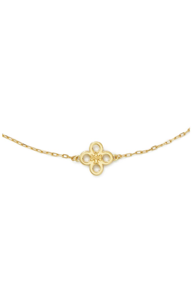 Forget Me Not Necklace, Alternate, color, TORY GOLD
