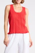 DR2 by Daniel Rainn U-Neck Pointelle Sweater Tank
