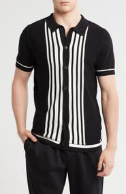 T.R. PREMIUM Buttoned Short Sleeve Sweater