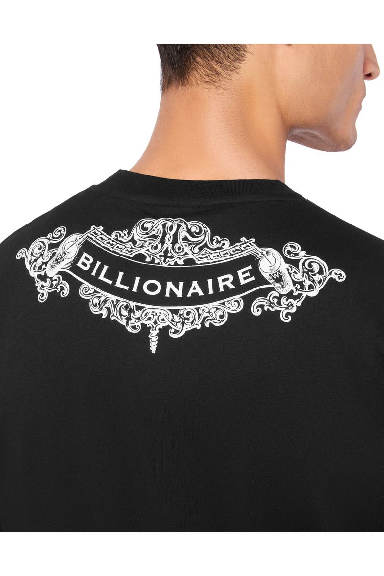T-Shirt Round Neck Men, Alternate, color, black