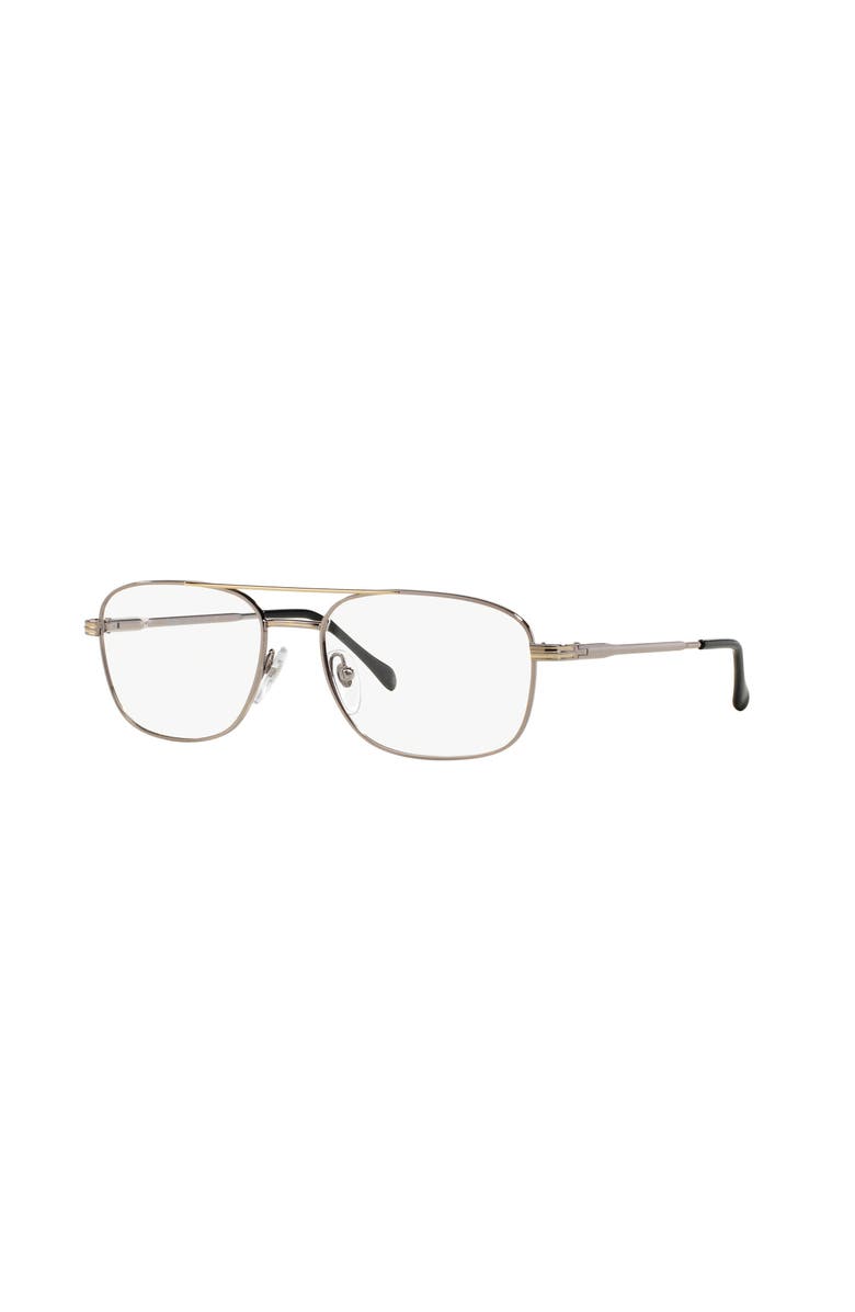 Sferoflex 56mm Square optical glasses, Main, color, Gold