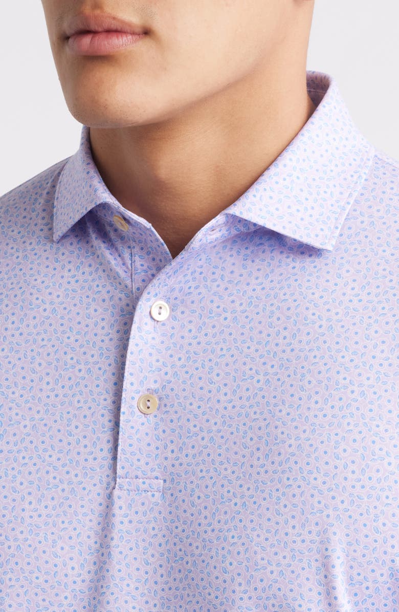 Peter Millar Jared Performance Jersey Polo, Alternate, color, Petal Purple